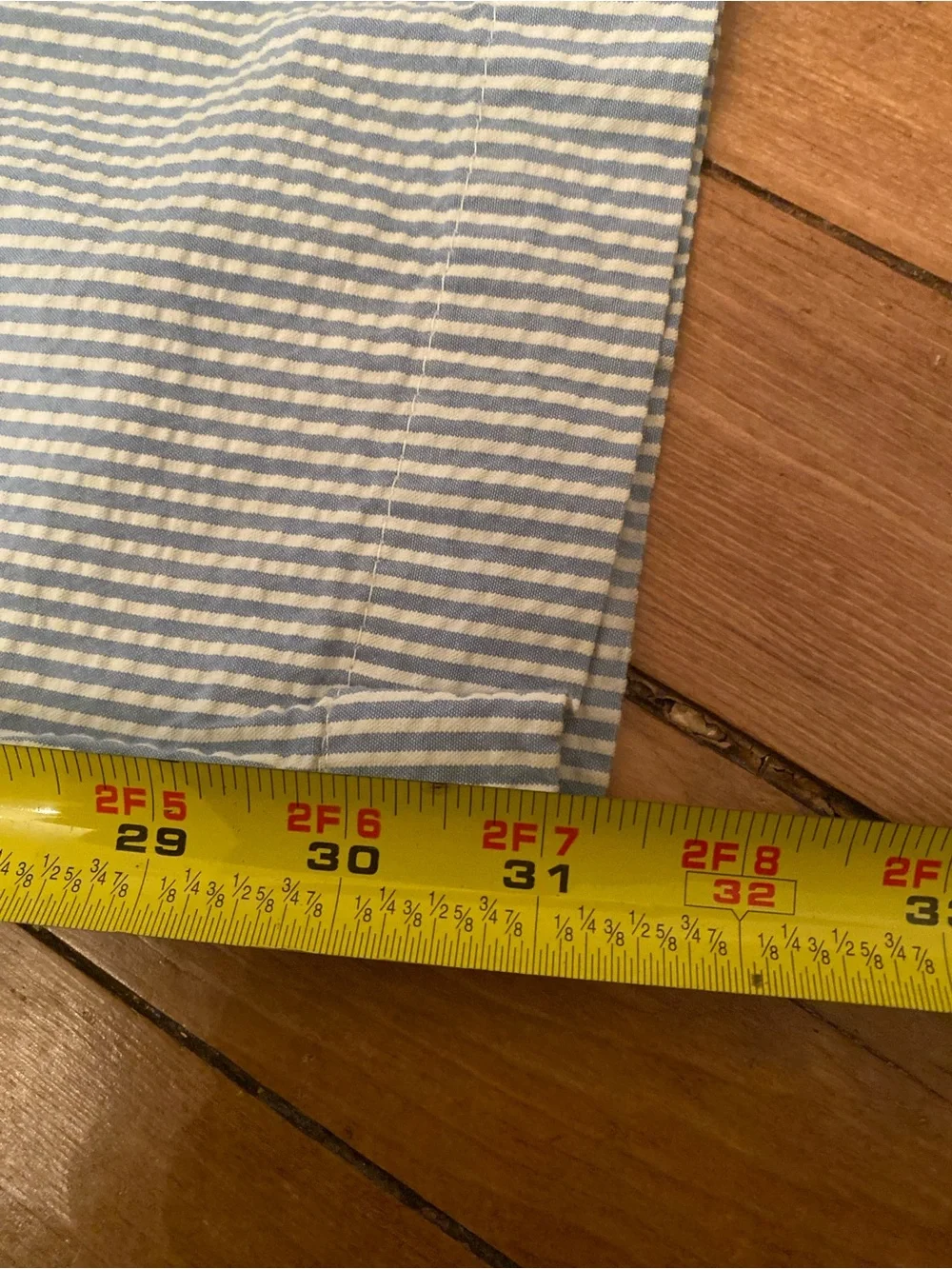 Polo Ralph Lauren Men's Blue and White Seersucker Pants